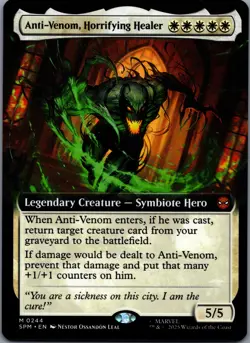 Anti-Venom, Horrifying Healer 1 MTG Marvel's Spider-Man Mythic Normal NM - Image 1