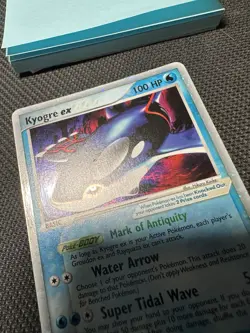Kyogre ex (Holo Ultra Rare) 94/101 EX Hidden Legends 100 HP Pokemon Card - Image 5