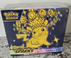 Pokemon Center ETB Surging Sparks PC Exclusive ETB, New And Sealed - Image 1