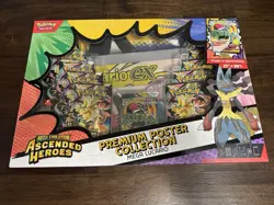 Pokemon Mega Evolution Ascended Heroes Mega Lucario Premium Poster Collection - Image 1