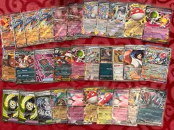 Ascended Heroes Pokemon EX Garchomp Audino Voltorb Trainer Holo Card Lot OF 31 - Image 1