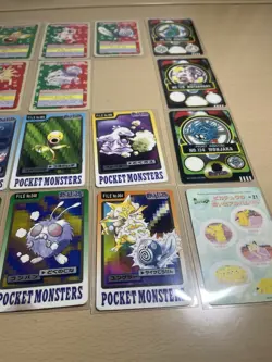 Pokemon Carddass, Sealdass, Topsun Mixed Lot Bandai Japanese Cards Vintage Rare - Image 5