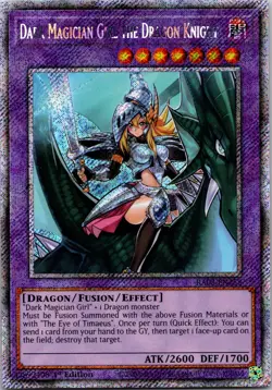2023 Yu-Gi-Oh! Dark Magician Girl the Dragon Knight RA08-EN258 Ultra Rare 1st Ed - Image 1
