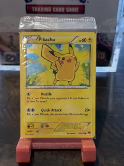 XY Base Set Pikachu cosmos Holo 42/146 - 2014 promo Pokemon Card - Sealed/New - Image 1