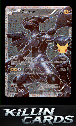 Zekrom 114/114 Pokemon Classic Collection Celebrations: Classic Collection Card - Image 1