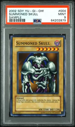Summoned Skull SDY-004 Sample Promo Starter Deck: Yugi Yugioh PSA 9 *879 - Image 1
