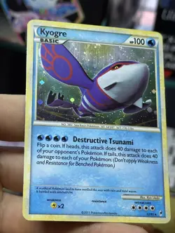 Kyogre 12/95 Groudon 6/95 Call of Legends 2011 Holo Rare Vintage Pokemon Card - Image 5