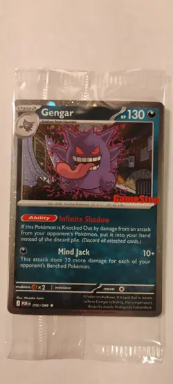 Pokemon TCG Gengar GameStop Promo Sealed Exclusive Limited In Stores - Image 1