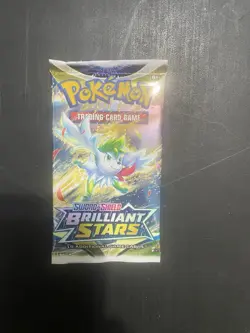 POKEMON TCG SWORD & SHIELD BRILLIANT STARS BOOSTER PACK - Image 1