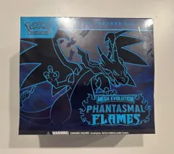 Pokemon Mega Evolution: Phantasmal Flames Elite Trainer Box Sealed, TCG ETB - Image 1