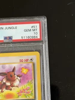 Pokemon TCG Eevee Jungle 1st Edition PSA 10 51/64 Regular English - Image 3