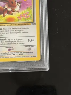Pokemon TCG Eevee Jungle 1st Edition PSA 10 51/64 Regular English - Image 4