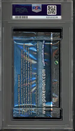 Pokemon XY Generations Blastoise Art Authentic Sealed Booster Pack PSA 9 Mint - Image 2