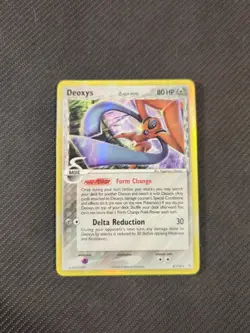 Deoxys 4/110 ex Holon Phantoms Holo Pokemon LP - Image 1
