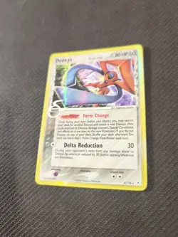 Deoxys 4/110 ex Holon Phantoms Holo Pokemon LP - Image 2