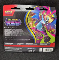 Pokemon Phantasmal Flames Three-Booster Blister NEW Sealed - Sneasel - Image 2