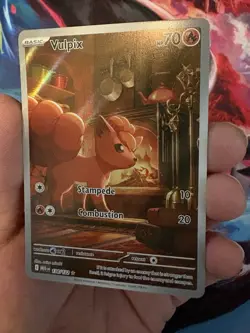 Pokemon Vulpix 138/132 Illustration Rare Holo Mega Evolution Card Mint - Image 2