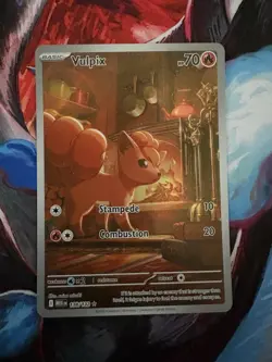 Pokemon Vulpix 138/132 Illustration Rare Holo Mega Evolution Card Mint - Image 5