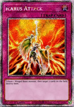 2023 Yu-Gi-Oh! Icarus Attack RA03-EN165 Super Rare 1st Ed NM - Image 1