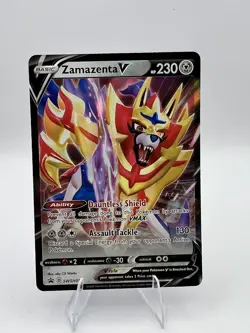 Zamazenta V - SWSH019 Sword & Shield Promo Near Mint Pokemon TCG - Image 1