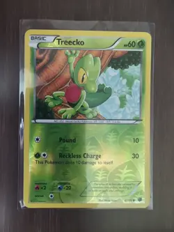 Pokemon Card - Treecko Plasma Freeze 6/116 Common Reverse Holo - Image 1
