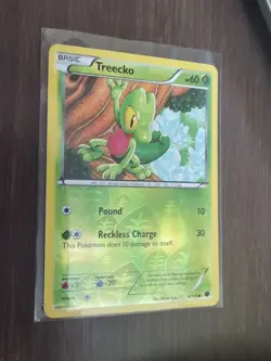 Pokemon Card - Treecko Plasma Freeze 6/116 Common Reverse Holo - Image 2