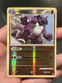Pokemon TCG Nidoking 6/102 Reverse Holo Triumphant 2010 - LP+ - Image 1