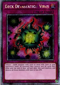 2023 Yu-Gi-Oh! Deck Devastation Virus RA03-EN150 Super Rare 1st Ed NM - Image 1