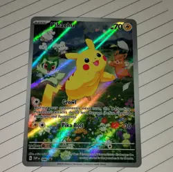 Pokemon Pikachu Promo SVP Scarlet & Violet 088 70 HP Holo Card 2024 - Image 1