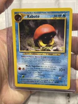 Pokemon Kabuto 56/75 Neo Discovery Regular Common Pokemon Card Vintage NM/MT TCG - Image 1