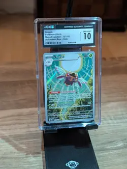 CGC 10 Gem Mint - Ninjask 137/132 Pokemon TCG Me01: Mega Evolution Holo - Image 2
