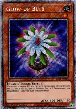 2023 Yu-Gi-Oh! Glow-Up Bulb RA03-EN243 Prismatic Secret Rare 1st Ed NM Tuner - Image 1
