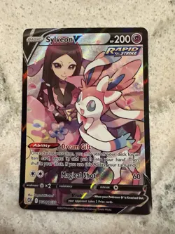 Pokemon Sylveon V TG14/TG30 Brilliant Stars Trainer Gallery Full Art Holo - Image 1