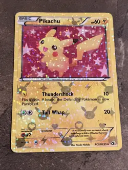 🔥🟨Pikachu🟨🔥RC7/RC25 Radiant Collection 2013 Holo Pokemon TCG - Image 3