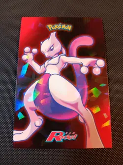 Pokemon Mewtwo #2 Cracked Ice Holo Team Rocket Card Database Peru - Image 1