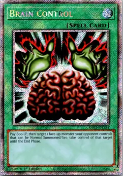 2023 Yu-Gi-Oh! Brain Control RA03-EN154 Super Rare 1st Ed NM - Image 1