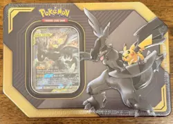 Tag Team Tin Pikachu & Zekrom GX Sealed Pokemon Tin Brand New - Image 1
