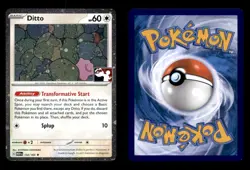 DITTO 132/165 HOLO R PRIZE PACK SERIES CARDS POKEMON COSMOS HOLO NM/M - Image 3