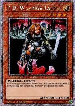 2023 Yu-Gi-Oh! D.D. Warrior Lady RA03-EN129 Super Rare 1st Ed NM - Image 1