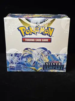 ✨Pokemon Sword & Shield Silver Tempest Booster Box SEALED w/ Acrylic - MINTY🔥 - Image 1