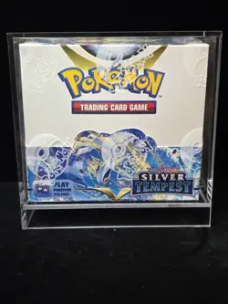 ✨Pokemon Sword & Shield Silver Tempest Booster Box SEALED w/ Acrylic - MINTY🔥 - Image 2