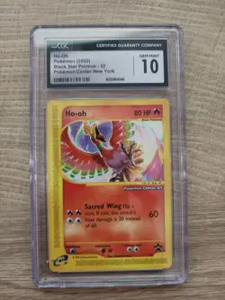 Pokemon Ho-Oh Pokemon Center New York Black Star Promo #52 CGC 10 Gem Mint - Image 1