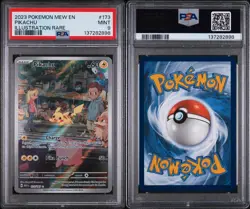Pikachu 173/165 English Illustration Rare PSA 9 Mint 151 Pokemon Card 2023 S&V - Image 2