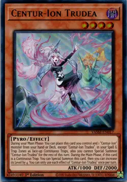 2023 Yu-Gi-Oh! Centur-Ion Trudea VASM-EN017 Super Rare 1st Ed NM Effect Monster - Image 1