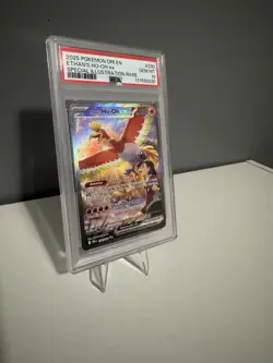 PSA 10 #230 2025 Pokemon Destined Rivals Ethan's Ho-Oh EX SIR - Image 2
