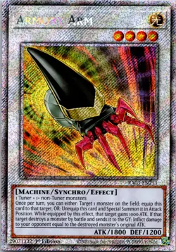 2023 Yu-Gi-Oh! Armory Arm RA03-EN213 Prismatic Secret Rare 1st Ed NM Synchro - Image 1