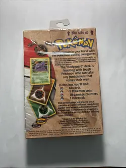 Pokemon FOSSIL BODYGUARD THEME DECK WOTC 1999 Factory Sealed - Image 3
