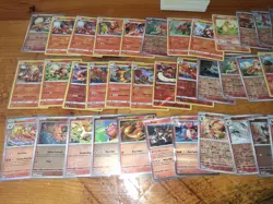 Pokemon Fire Type Card Lot 175+ Various Sets & Years - Holo/Rare & Bulk - Image 2