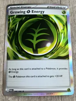 Growing Grass Energy 086/088 Rare Perfect Order Pokemon Near Mint - Image 1