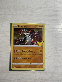 2021 Groudon 17/25 - Holo Rare - 25th Anniversary Celebrations - NM Pokemon TCG - Image 1
